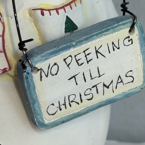 SANDI GORE EVANS SNOWMAN (NO PEEKING) - Picture 2 of 7